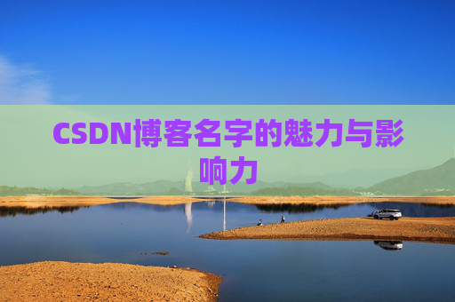 CSDN博客名字的魅力与影响力